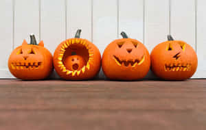 Imagini cu dovleci de Halloween — Halloween înfricoșător Fundal