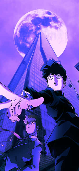 Imagini Mob Psycho — Galaxy F Fundal