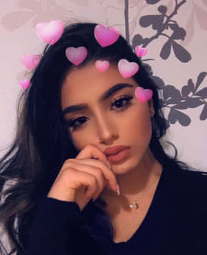 poze Snapchat — Fată estetică GIF Fundal