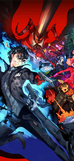 Persona 5 Iphone — Redmi Note 14S Fundal