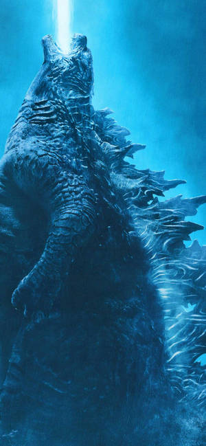 Fond de ecran estetic HD al respirației atomice a lui Godzilla King Of The Monsters — iPhone 16 Fundal