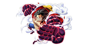 Pregătește-te să fii uimit – Luffy navighează prin cerul albastru și senin — Luffy Fundal