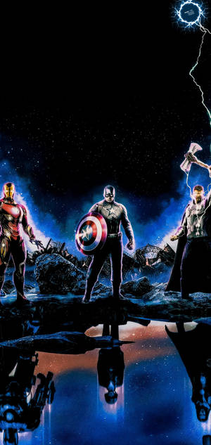 Fond de ecran Avengers Galaxy S10 Plus — iPhone 14 Pro Fundal