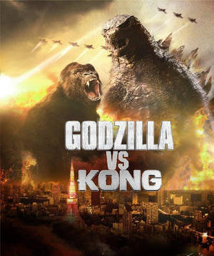Fond de ecran poster film Godzilla vs Kong — Motorola Razr Ultra 2025 Fundal