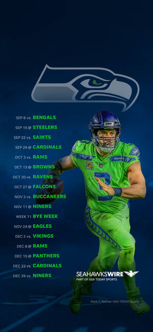 Fond de ecran Programul Seattle Seahawks — iPhone 16 Pro Max Fundal