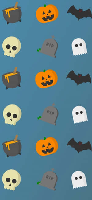 Pune-te în spiritul de Halloween cu acest wallpaper de iPhone festiv. — 1170x2532 Fundal