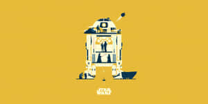 iPad galben — Star Wars Fundal