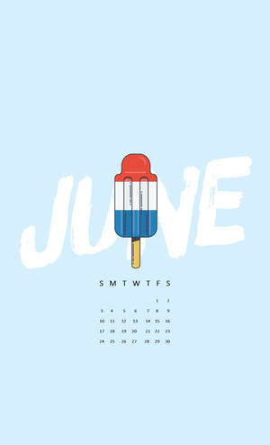 Fond de ecran calendar iunie cu înghețată — Lenovo Legion Y700 AI Fundal