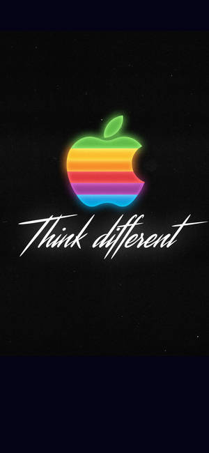 Fond de ecran Logo Apple Curcubeu Iphone Xs — iPhone 15 Fundal