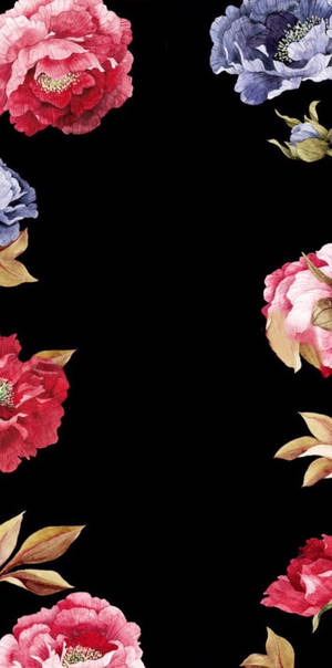 Rama de Flori Floral Iphone — Floral iPhone Fundal