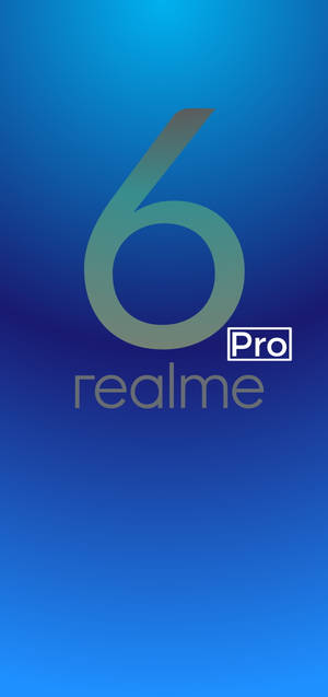 Realme 6 Punch Hole — Albastru Fundal