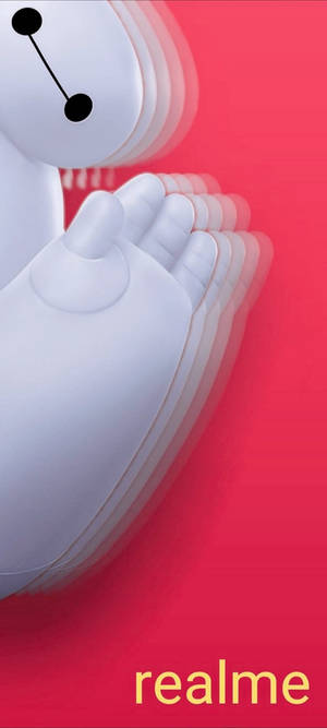 Realme 6 Punch Hole Wave Big Hero Effect — Honor Magic V5 Fundal
