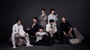 Reclamă Bangtantv pentru telefon — Bts grup foto GIF Fundal