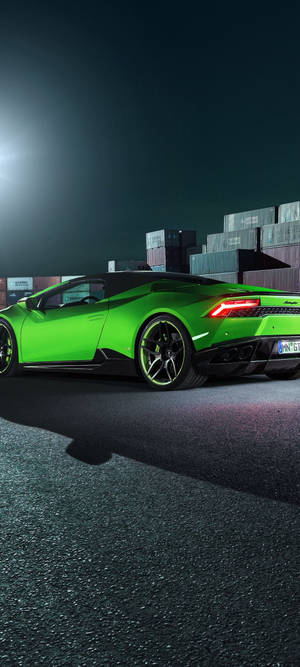 Redmi Note 10 Green Lamborghini Huracán — OnePlus Nord 4 Fundal