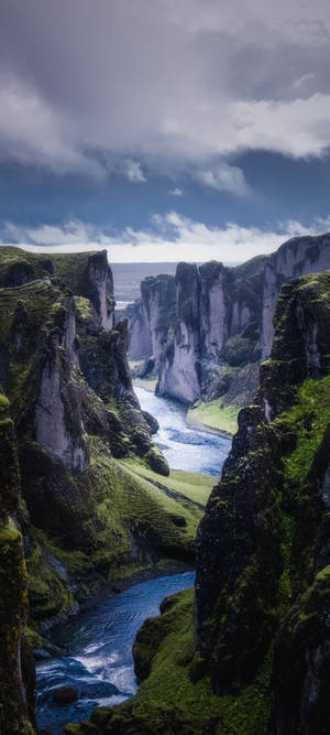 Redmi Note 10 Râu de Munte — 20:9 Fundal