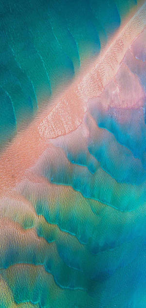 Fond de ecran abstract Note 10 cu apă de mare albastră — iPhone 11 Pro Max Fundal