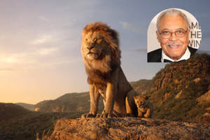 Regele Leu James Earl Jones — Leu Fundal