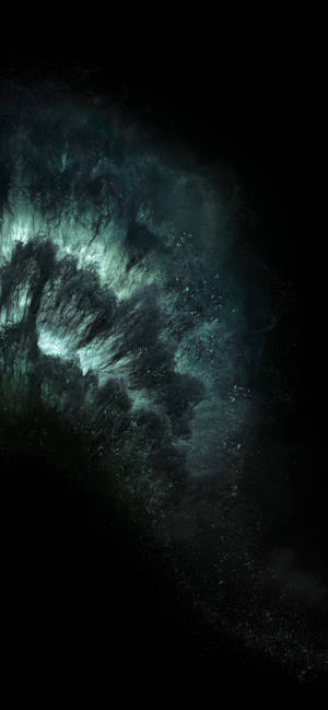 Wallpaper iPhone 11 întunecat cu suprafață asemănătoare fumului.