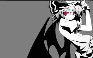 Alb Negru Anime Ochii Rosii — Anime Alb Negru Fundal