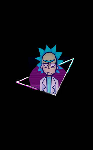 Fundal Rick And Morty Stoner Stil Vaporwave — Galaxy Tab S11 Ultra Fundal