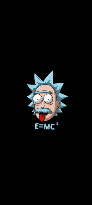 Rick și Morty Poster Cool Einstein — Pixel 11 Fundal