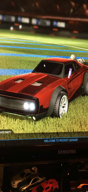 Fond Rocket League iPhone XS Max — Galaxy A27 Fundal