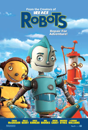 Robots Poster With Tagline — Huawei MatePad Air (2026) Fundal