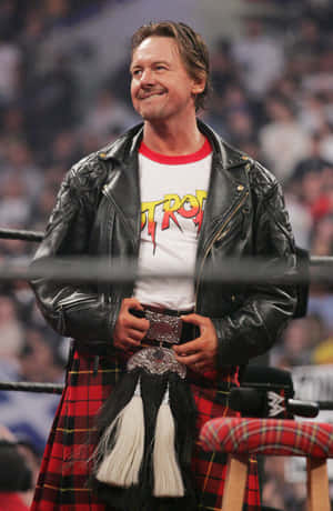 Roddy Piper în Timpul WWE Wrestle Mania 2005 — Huawei MatePad 11.5 (2025) Fundal