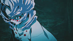 Wallpaper Rui cu sclera roșie Demon Slayer — Rui Demon Slayer Fundal