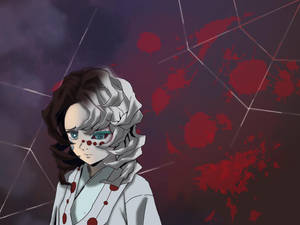 Tapet Rui Jumătate Demon Slayer — Rui Demon Slayer Fundal