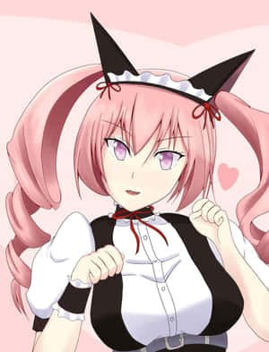 Rumiho Akiha, un personaj anime frumos și iubit — Kindle Fundal