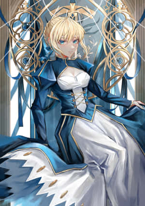 Saber Fate Stay Night — Vivo Pad5e Fundal
