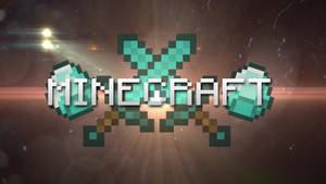 Minecraft săbii și diamante wallpaper