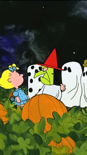Imagini cu Charlie Brown de Halloween — Charlie Brown Halloween Fundal