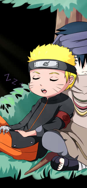 Sasuke drăguț — iPhone 18 Pro Max Fundal