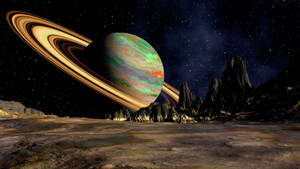 Saturn multicolor 4K