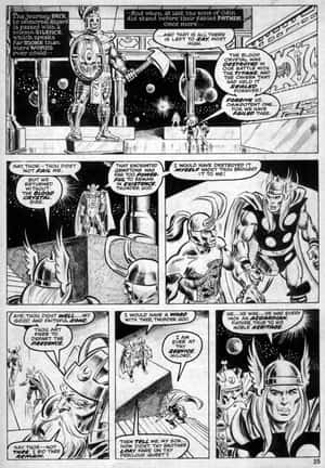 Scenă Comică Monocromatică de Acțiune — iPhone Duo Fundal