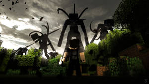 Minecraft sclavii corupți raid atac HD wallpaper