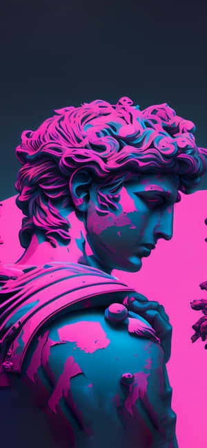 Fundal Vaporwave — Infinix Note Fundal