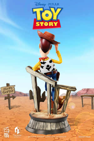 Sculptura Woody din Toy Story — Huawei MatePad 11.5 (2026) Fundal