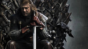 Sean Bean ca Eddard Stark — Game of thrones GIF Fundal