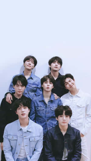 Ședință foto BTS pentru iPhone — Bts grup foto GIF Fundal