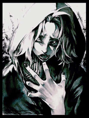 Seidou Takizawa - Personaj Tokyo Ghoul în Poziție de Acțiune — Kindle Paperwhite Fundal