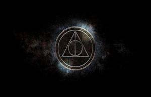 Semnul celor Trei Frății Harry Potter iPad — Estetic Harry Potter Fundal
