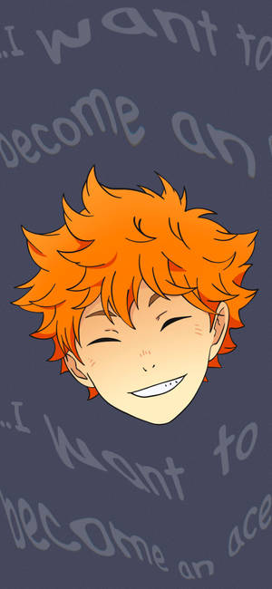 Wallpaper Shoyo Hinata as la volei — iPhone 15 Pro Max Fundal