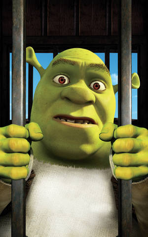 Fond de ecran Shrek în cușcă — Lenovo Tab Fundal