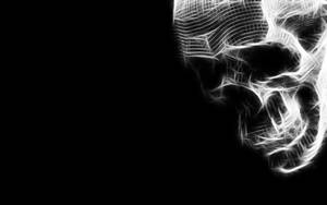 Skull luminos negru cool