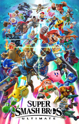 Tapet telefon 3D Smash Bros Ultimate — RedMagic Astra 2 Fundal