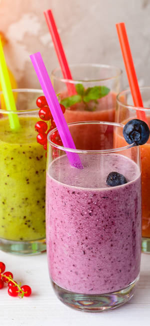Wallpaper fotografie portret smoothie — iPhone 17e Fundal