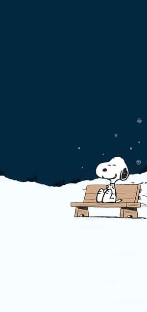 Peanuts Crăciun — Galaxy A57 Fundal